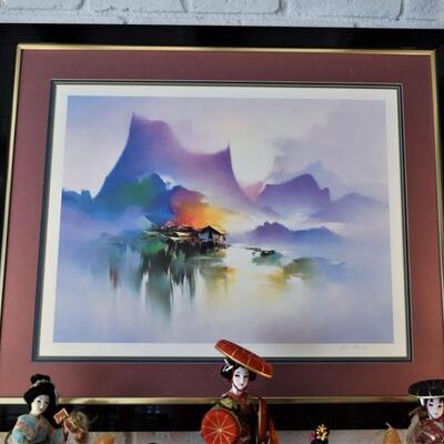 H. Leung â€“ â€œSHANGI-LAâ€ 1991 Limited Edition Lithograph #602/850