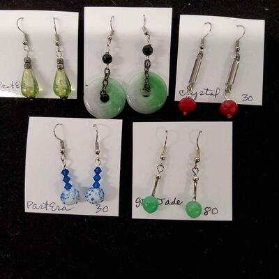 FLS144 - DANGLE STYLE EARRINGS BY MYRNA LEE CHANG 