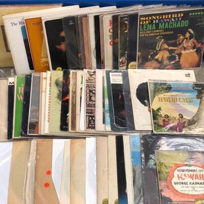 FLS030 - 50+ VINTAGE HAWAIIAN MUSIC VINYL LPS