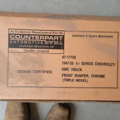 #127 • 1947 Chevrolet Pick Up Counterpart From Bumper/ New In Box. 