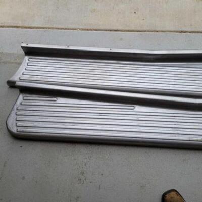 #128 • 1947 Chevrolet Pick Up Running Boards New In Box Made By Rock Valley.