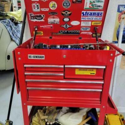 #1004 • US General Roll Cart with Tools