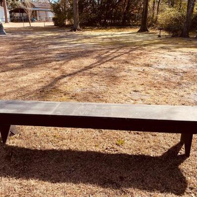 Large primitive style bench