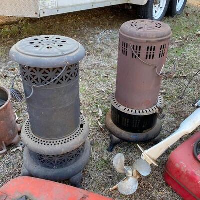 Vintage kerosene heaters