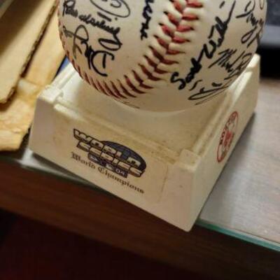 2004 Red Sox Autographed Ball 