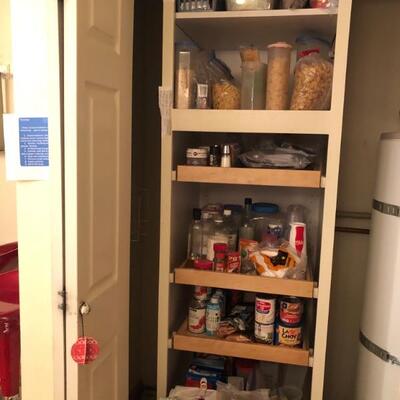 Pantry Food and some Tupperware
