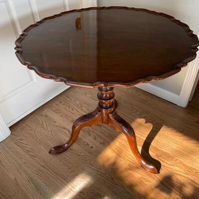 FOLDING/TILTING  PIE TABLE 25" WIDE X30 HIGH $200.00 