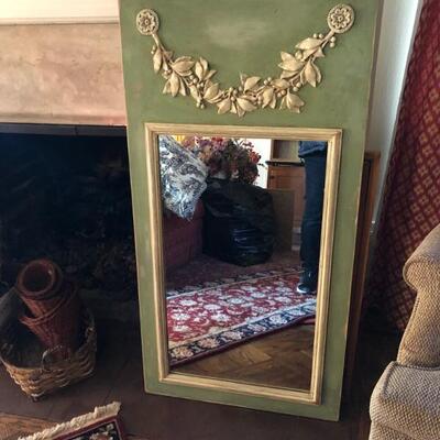 SWEET GREEN MIRROR 26" X 47"  $150.00