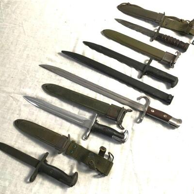 WWII daggers - knives -bayo