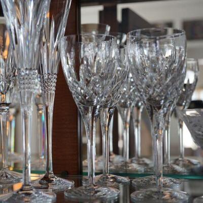 Waterford wine glasses. 