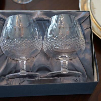 Waterford Brandies in original presentation box. 
weddings are right around the corner and this sale is just perfect for the gift giving...