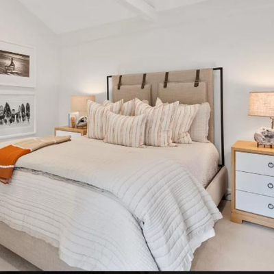 QUEEN BED AND ENTIRE BEDROOM DECOR