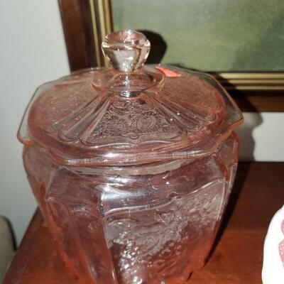 Mayfair or Cabbage Rose cookie jar
