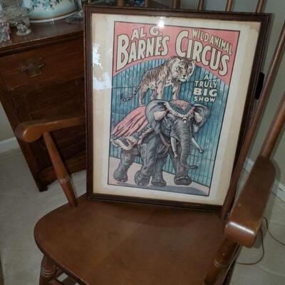 Boston rocker, circus poster