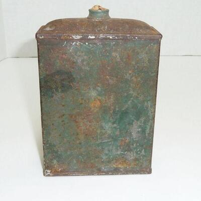 antique gun powder tin