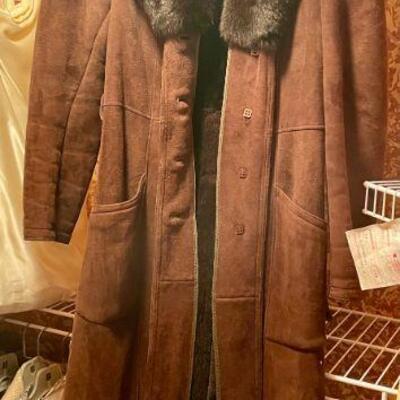 Full Length Shearling Coat