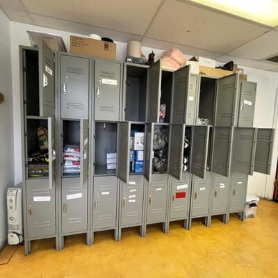$795 for entire set of lockers