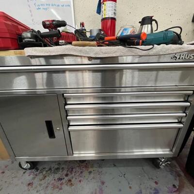 Available for Pre-Sale - Husky Rolling Tool Chest, stainless steel. Dim: 52x24x38.
$595.00