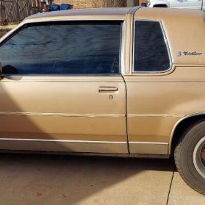 1986 OLDSMOBILE CUTLASS SUPREME BROUGHAM FOR SALE EstateSales