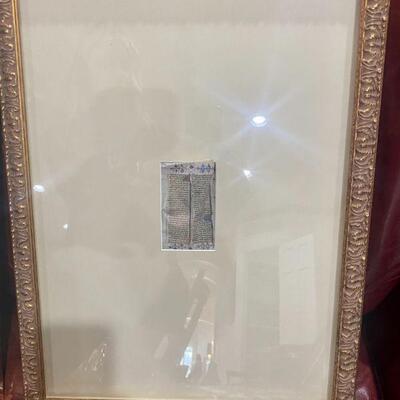 Handwritten Latin Biblical manuscript from a book of prayers on vellum - 16th century