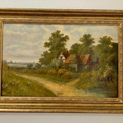 Signed oil on canvas