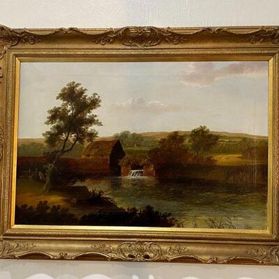 Charles Morris oil on canvas