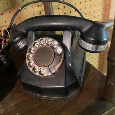 Vintage Bakelite Desk Telephone