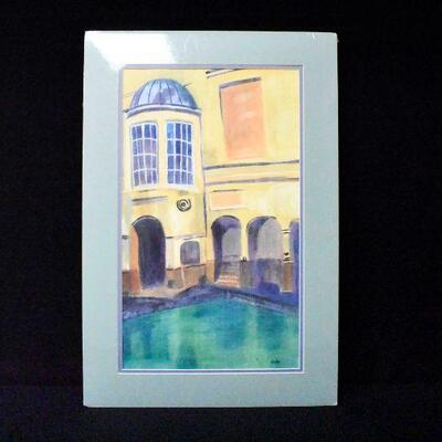 "The Baths At Bath II" Acrylic Artwork by Sula