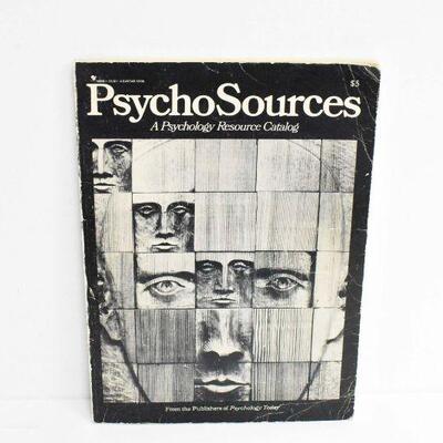 1973 Psyco Sources A Psychology Resource Catalog