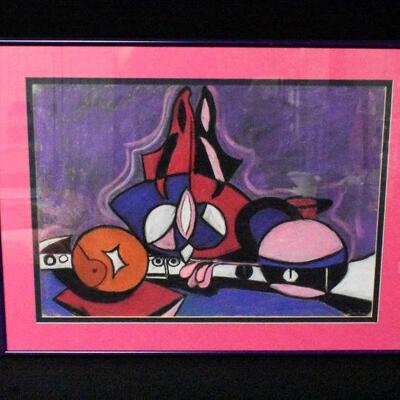 "Coyote Music" Pastel by Sula