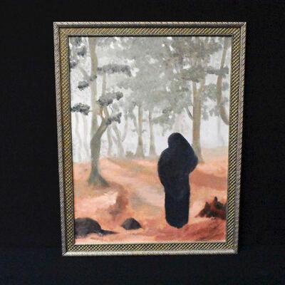 "Woman in Black III" Oil Painting by Sula