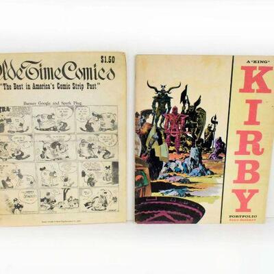 Autographed King Kirby Portfolio & Old Time Comics