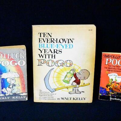 3 Pogo Books by Walt Kelly