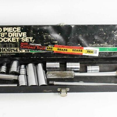 S-K 1/2" Drive Socket Wrench & Socket Set