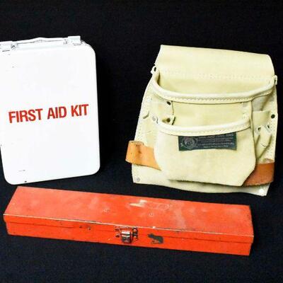 Leather Nail & Tool Bag First Aid Kit & More