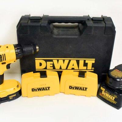 Dewalt DC970 Drill with Charger 2 Batteries & More