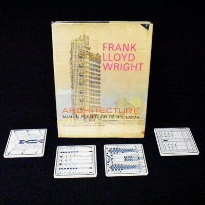 Frank Lloyd Wright - Architecture Book & Coasters