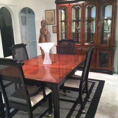 Asian Table and hutch