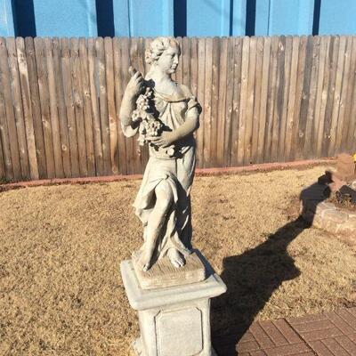 3 Ft Statue on Pedestal