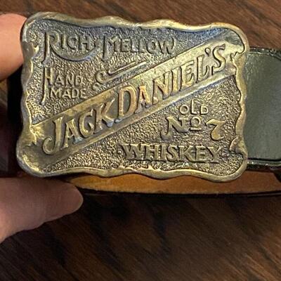 Jack Danielâ€™s belt buckle
