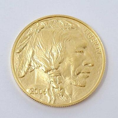 54 â€¢ 1oz 2006 Buffalo $50 .9999 Fine Gold Coin