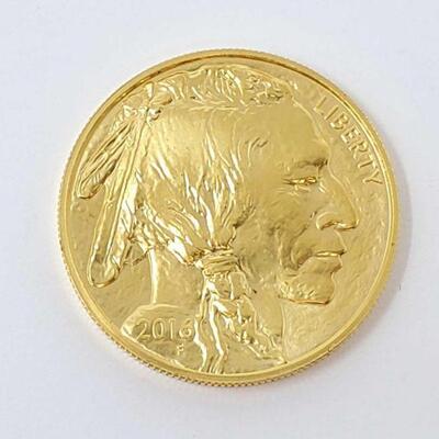 #58 â€¢ 1oz 2016 Buffalo $50 .9999 Fine Gold Coin