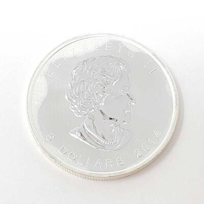 #84 â€¢ 1oz 2014 Canada $5 Bald Eagle .9999 Pure Silver Coin