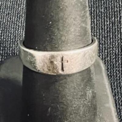 James Avery Cross Ring, Size 6.5