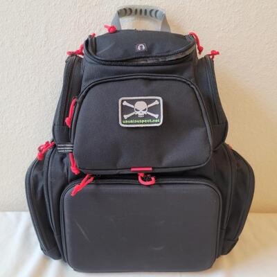 Pistol Travel Backpack w/ Attached Rain Cover
