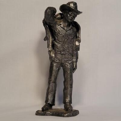 Michael Ricker Pewter Sculpture: Cowboy Collection