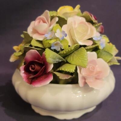 Porcelain Flower Arrangement by Coalport, England