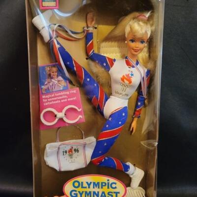 NIB Olympic Gymnast Barbie, 1995 by Mattel