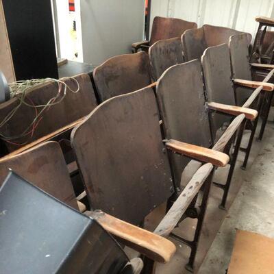 Vintage Theatre type seating 