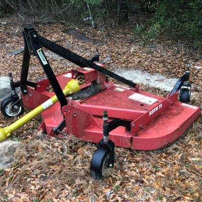 Bush Hog RDTH72 -6' Rear Discharge Finish Mower -Solid Wheels -540 PTO -3 Point Hitch -Good Condition $1200